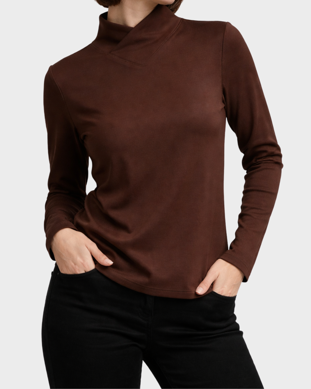 Stazia™ | Suéter Elegante de Cuello Alto